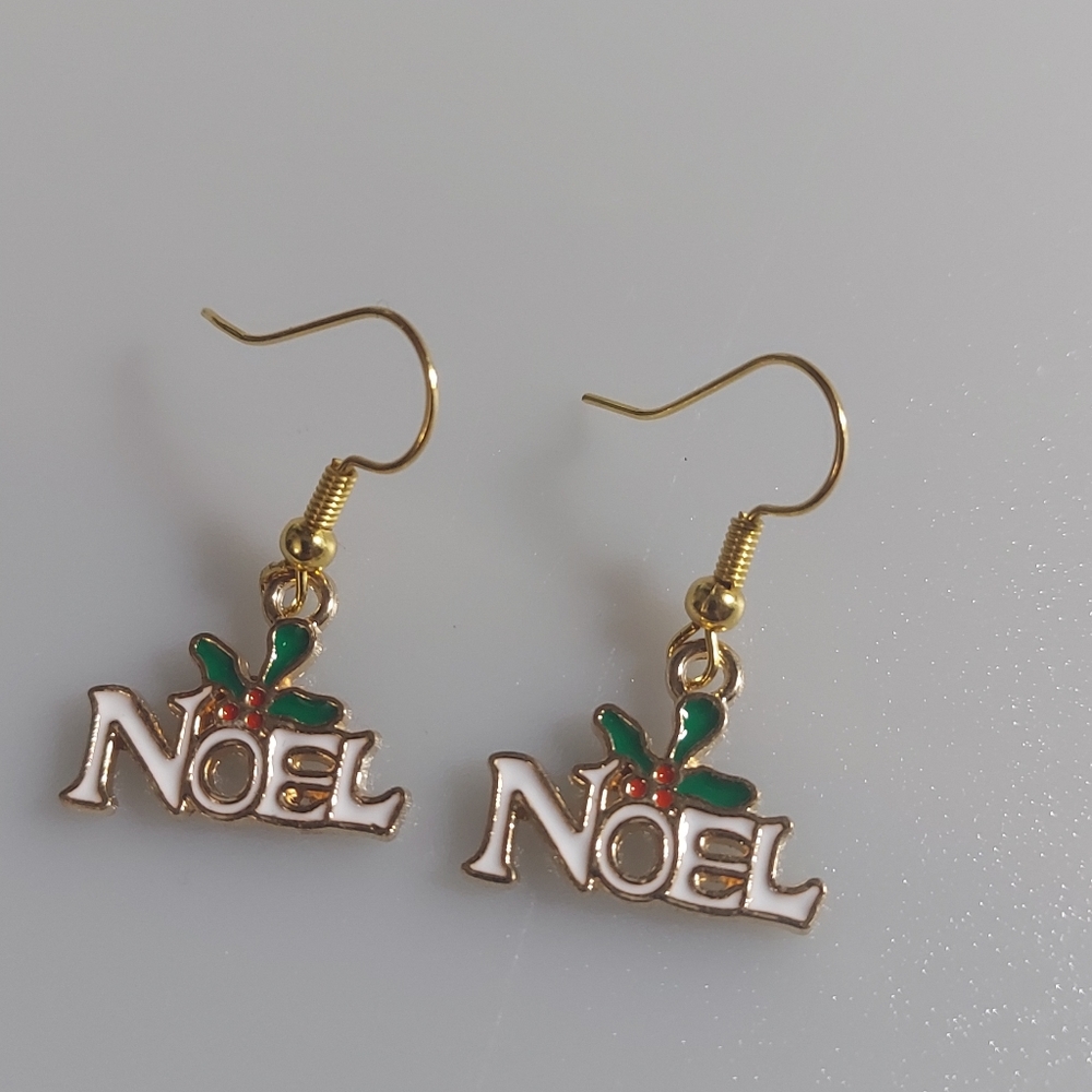 Christmas Noel earrings